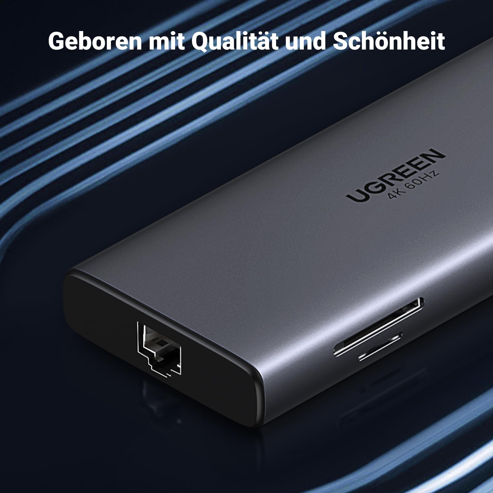 UGREEN Revodok Pro 109 USB C Hub 10Gbps USB A 3.2&USB C 3.2, HDMI 4K@60Hz, PD100W, Ethernet, SD/TF, Docking Station kompatibel mit iPhone 17/16, MacBook Pro/Air, Surface, Galaxy S24/S23 usw. 8