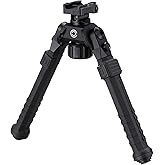 CVLIFE Rifle Bipod Quick Release Picatinny Bipod 360 Degree Swivel Adjustable Height Made of Lightweight High-Strength Polyme