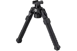 CVLIFE Rifle Bipod Quick Release Picatinny Bipod 360 Degree Swivel Adjustable Height Made of Lightweight High-Strength Polyme