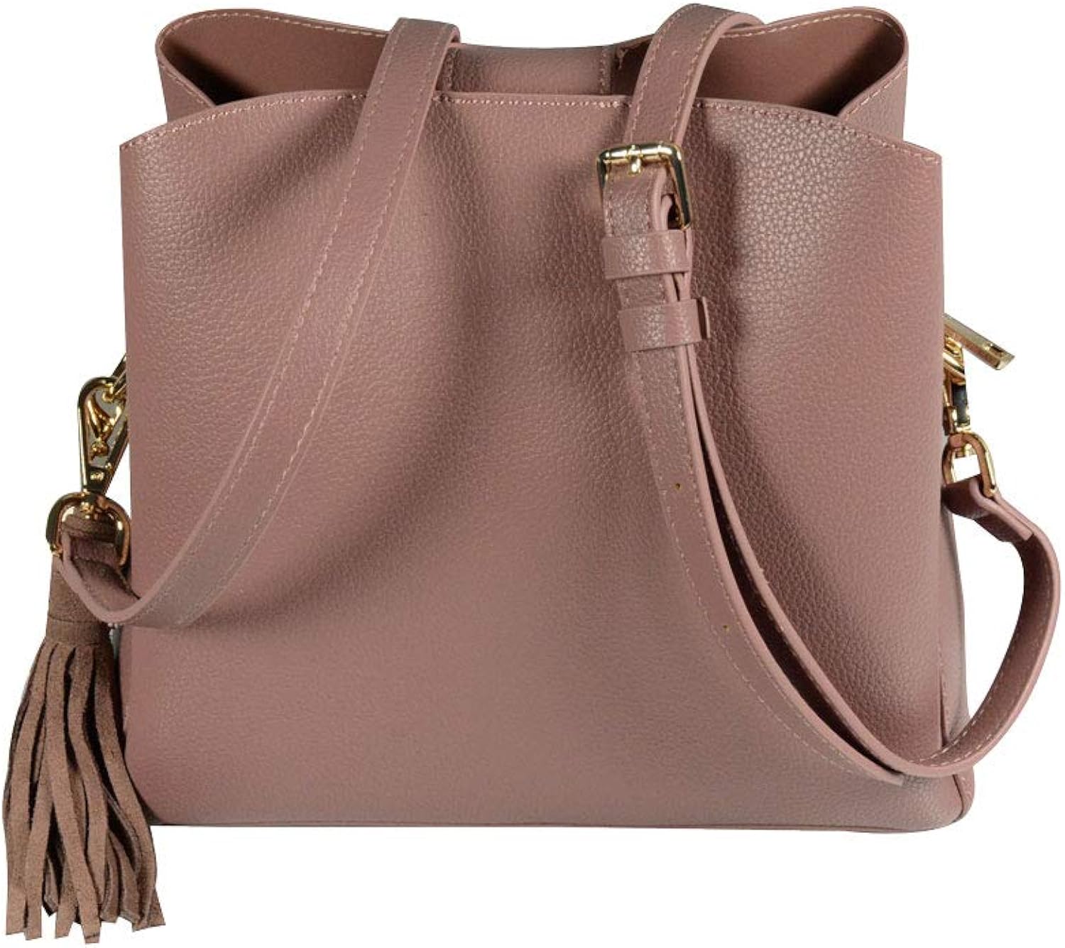 triple compartment crossbody bag
