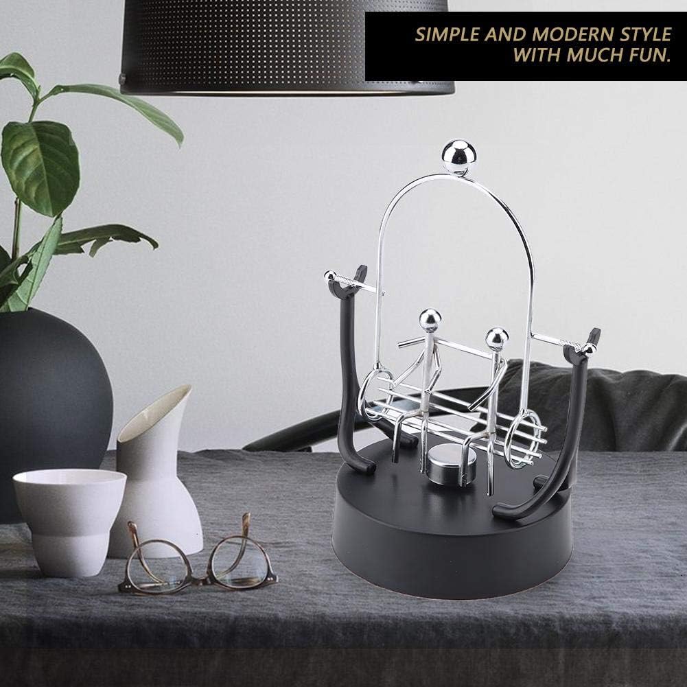 Weightlifter Gadget Perpetual Motion Desk Art Toy Gift Office