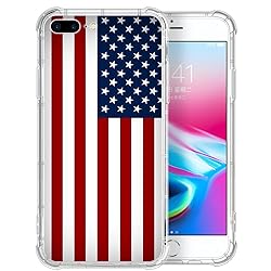 CARLOCA Compatible with iPhone 8 Plus Case,Clear