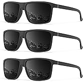 OUKEMAX Polarized Sunglasses Men Women: Mens Sunglasses Sun Glasses for Driving Sports Fishing with UV Protection 3 Packs