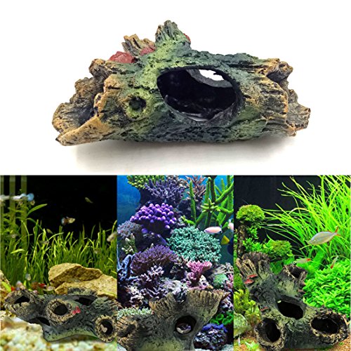 superdream Hollow Log Betta Aquarium Decor
