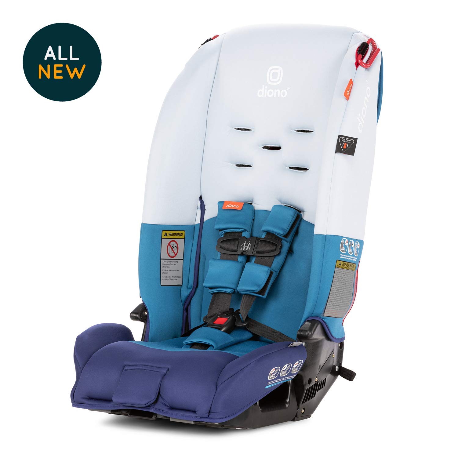Amazon.com : Diono Radian 3R All-in-One Convertible Car Seat - Extended  Rear-Facing 5-40 Pounds, Forward-Facing to 65 Pounds, Booster to 100 Pounds  - The ...
