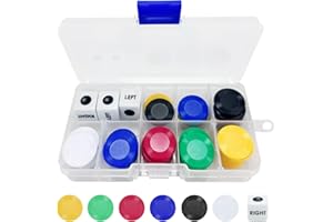 Left Right Center Dice Game Set, Lrc Dice Game Set Including 3 Dice 72 Colorful Chips, Dice For Left Right Center Game Board 
