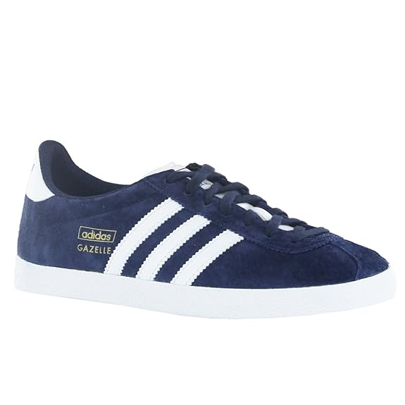 Adidas Gazelle OG Blue White Womens Trainers Size 42 2/3 EU