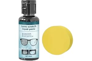 Glasses Lens Scratch Remover, 30ml Glass Scratch Repair, Spectacle Cleaner With Sponge, Remover For Eyewear Care Phone Watch 