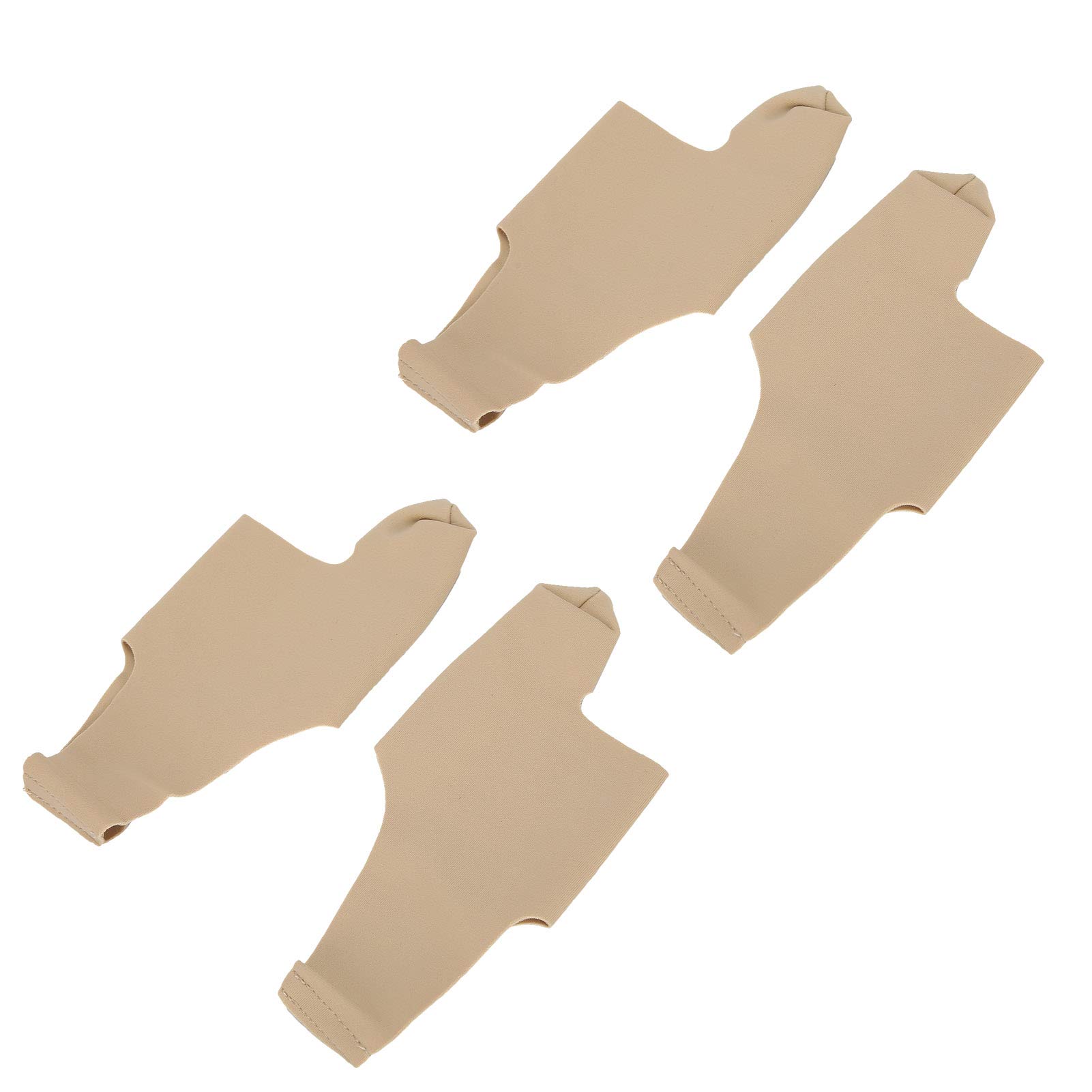 2 Pairs Hallux Valgus Corrector, Thumb Corrector Bunion Brace, High Elasticity Big Toe Separator Bunion Relief Sleeve Socks Orthopedic Bunion Protector for Men and Women(S)