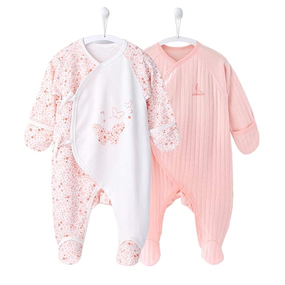 baby pajamas with built in mittens