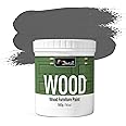 DWIL Matte Finish Furniture Paint - 16 Oz Wood Paint for Cabinets, Doors, Tables, and Dressers Refinishing - Water-Based, Non-Toxic & Odorless, Easy to Apply(Anthracite Gray)-Without Tools