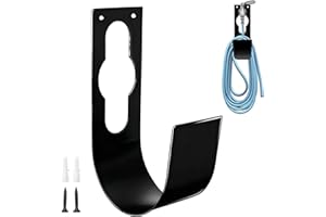 SupKing Hose Holder Wall Mount,Heavy Duty Garden Hose Hanger Reel Metal Hose Hooks Fit to100ft Expandable Watering Hose Storage