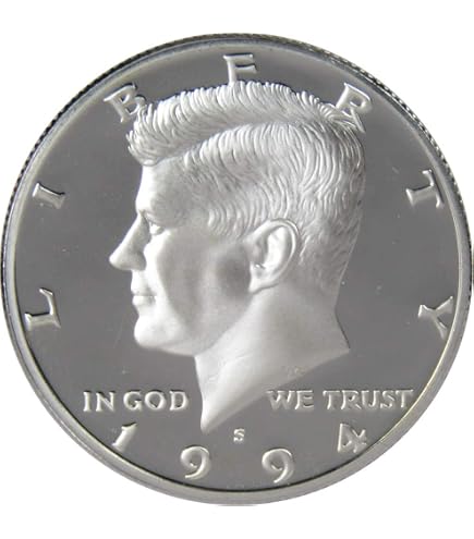 PCGS鑑定品 Kennedy Half Dollar Silver A2879 1997 S Kennedy Half Dollar Choice Proof 90% Silver 50c US Coin