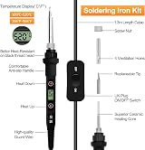 Beizkna 80W Soldering Iron Kit LCD Temp 180-520°C 13 in 1 Soldering Tool view 2