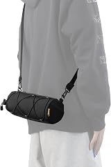 Rhinowalk Bike Handlebar Bag Front Bag 2.4L 900D Black with Straps view 5