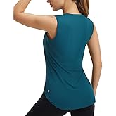 baleaf Women's Sleeveless Workout Tank Tops Lightweight UPF50+ Soft Loose Fit Athletic Yoga Running Gym Shirts