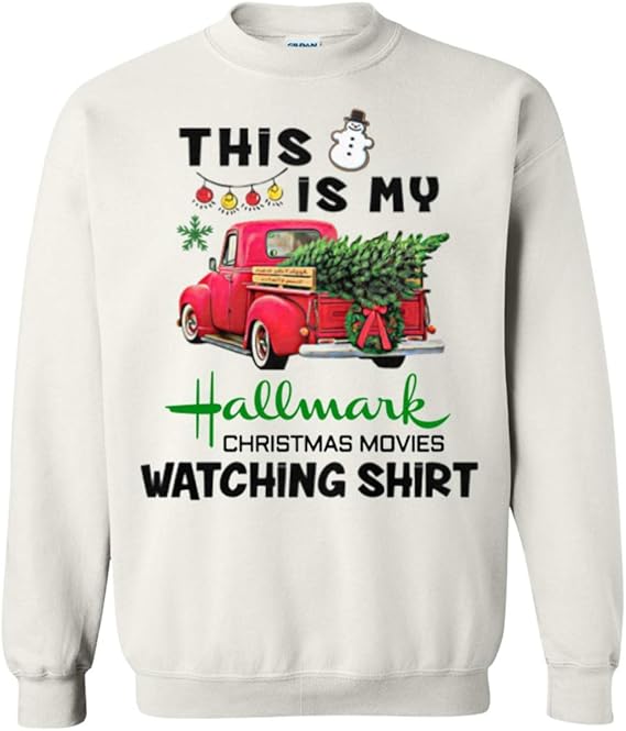 this is my hallmark movie watching sweatshirt