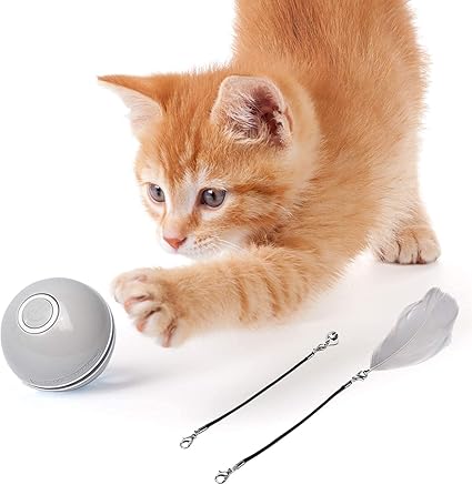 Amazon 猫のおもちゃ 自動 電動おもちゃ 転がるボール 虹色ledライト付き 光るボール 自動回転 Usb充電式 Fantasyon 光るおもちゃ 通販