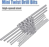 Mesee 20pc HSS Mini Micro Drill Bit Set 0.3-1.6mm Twist Precision DIY Rotary view 2