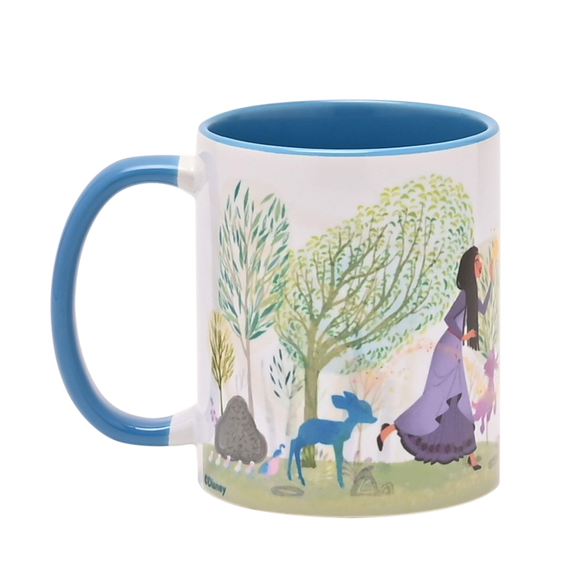 Widdop Disney Wish Asha Mug Stoneware Blue Handled Gift Present Tea Coffee Cup