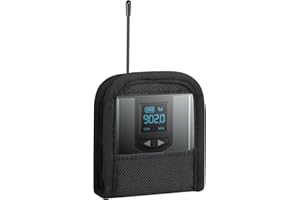 TXEsign Bodypack Transmitter Pouch, Carrying Case Bodypack Transmitter Portable Storage Case for Bass Guitar Strap Instrument Strap