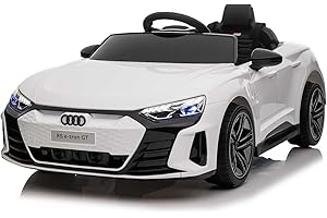 Voltz Toys Licensed Audi RS e-tron GT 6V Ride-On Car for Kids Ages 3+, Electric Vehicle with Remote Control, LED Lights, Musi