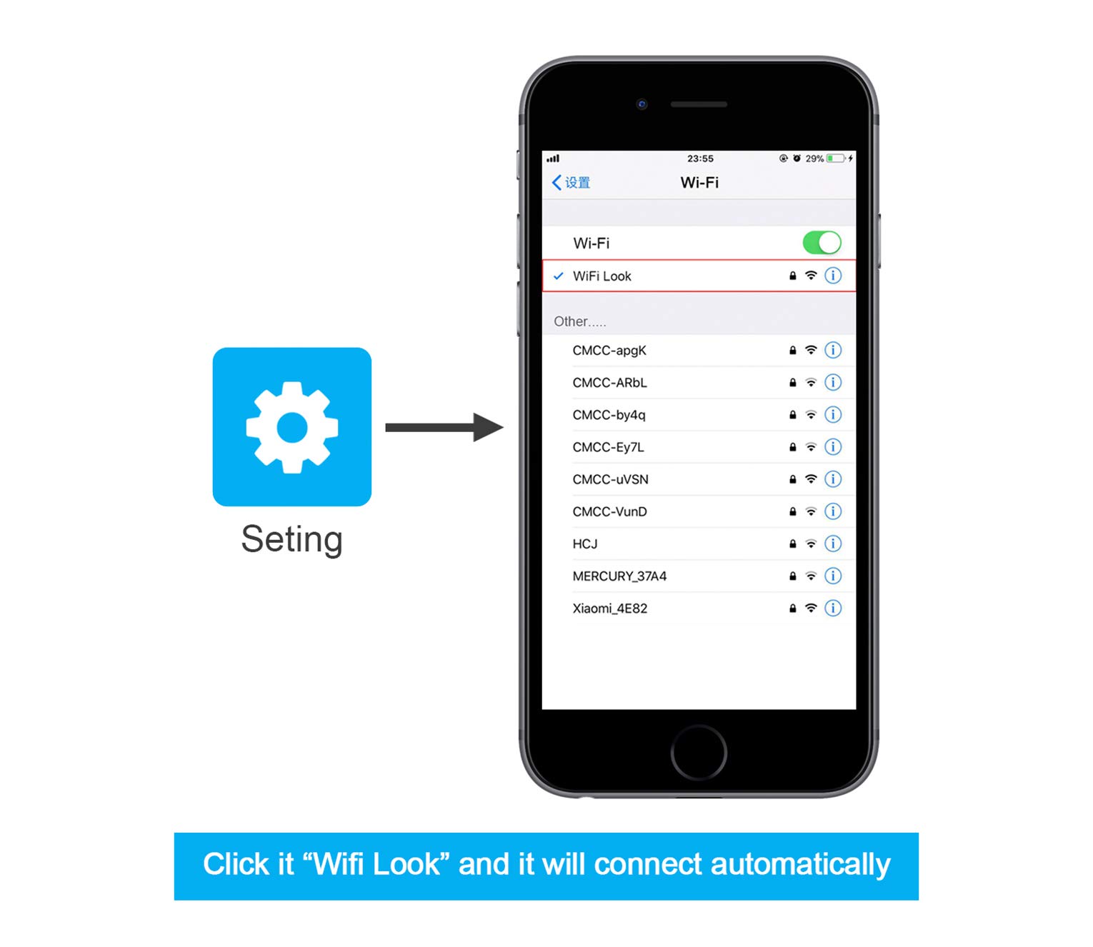 HCW CREATE WiFi Endoscope 2.0MP 1200P Borescope Inspection Snake Camera for Android, iOS