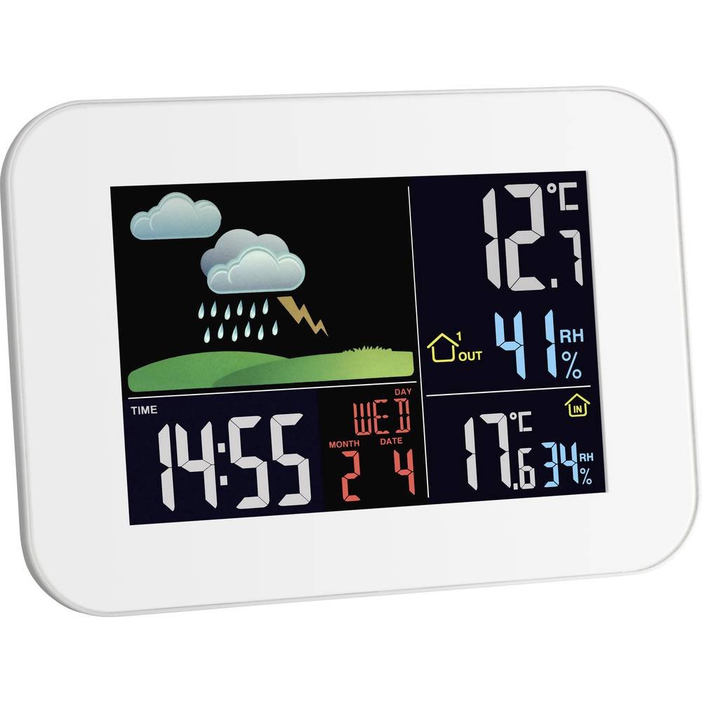 Blooming Weather 35.1136.02 Primavera Colour Wireless Weather Station with Case - White