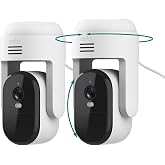 Arlo Essential Outdoor Pan Tilt Zoom Security Camera 2K Wired - 2-Cam | 360&deg; pan &amp; 180&deg; tilt; Outdoor camera; Person, vehicle, package &amp; pet detection; Auto motion tracking; 1-mo Secure plan incl.