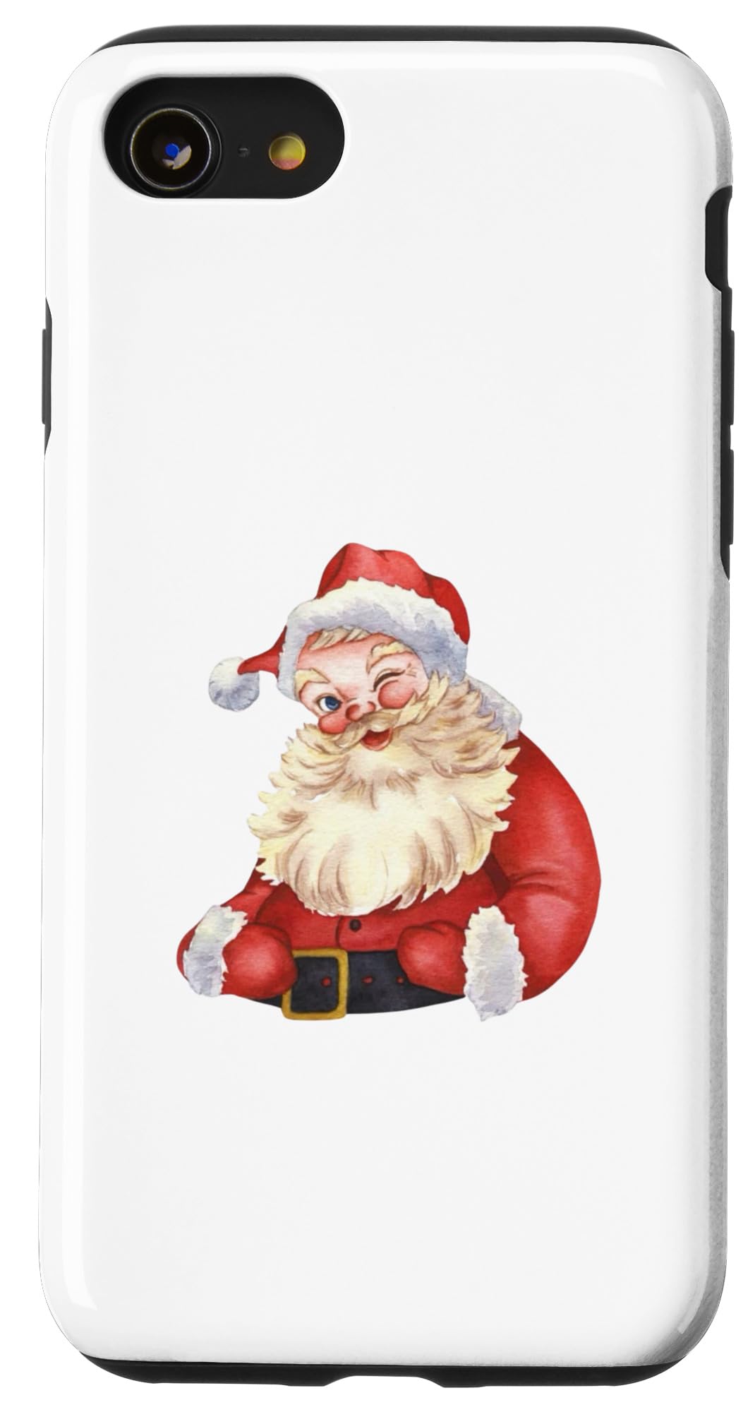 iPhone SE (2020) / 7 / 8 Winking Santa Retro Santa Claus Santa Head Christmas Case