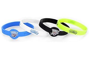 aminco NBA unisex-adult Silicone Bracelet (4-Pack)