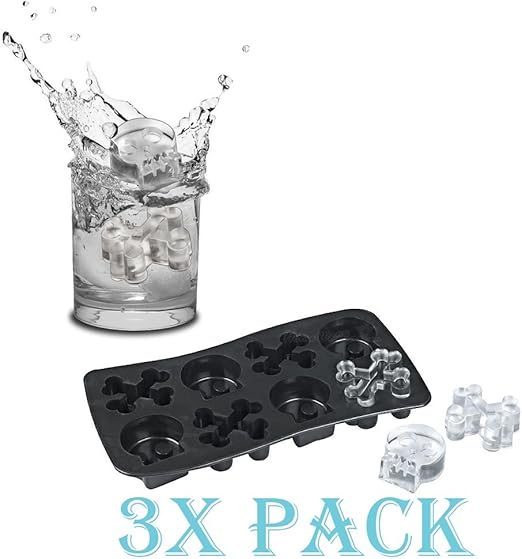 skull ice cube tray
