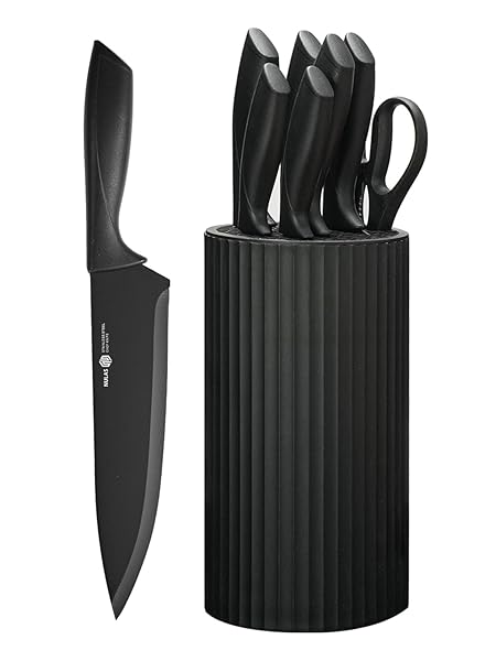 NULAS KNIFE SET, 8-PIECE KITCHEN KNIFE SET WITH...