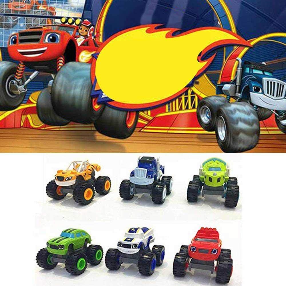 Amazon Vi Ai ニコロデオンブレイズ モンスターマシン クラッシャートラック車両おもちゃギフト モンスターマシンおもちゃスクーター 車 子供用 Diy 工具 ガーデン