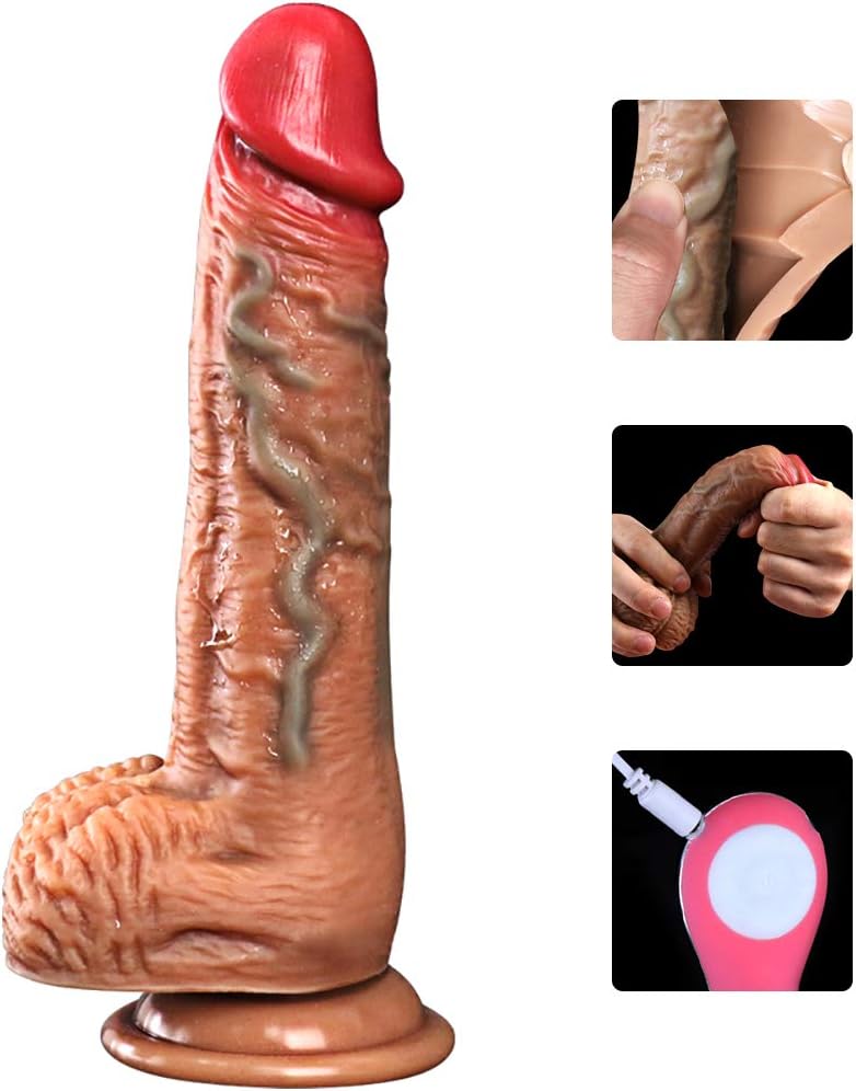 Remote Control Soft Full Body Heating Massage Wand Toys Intelligent Telescopic Vibrating for Female