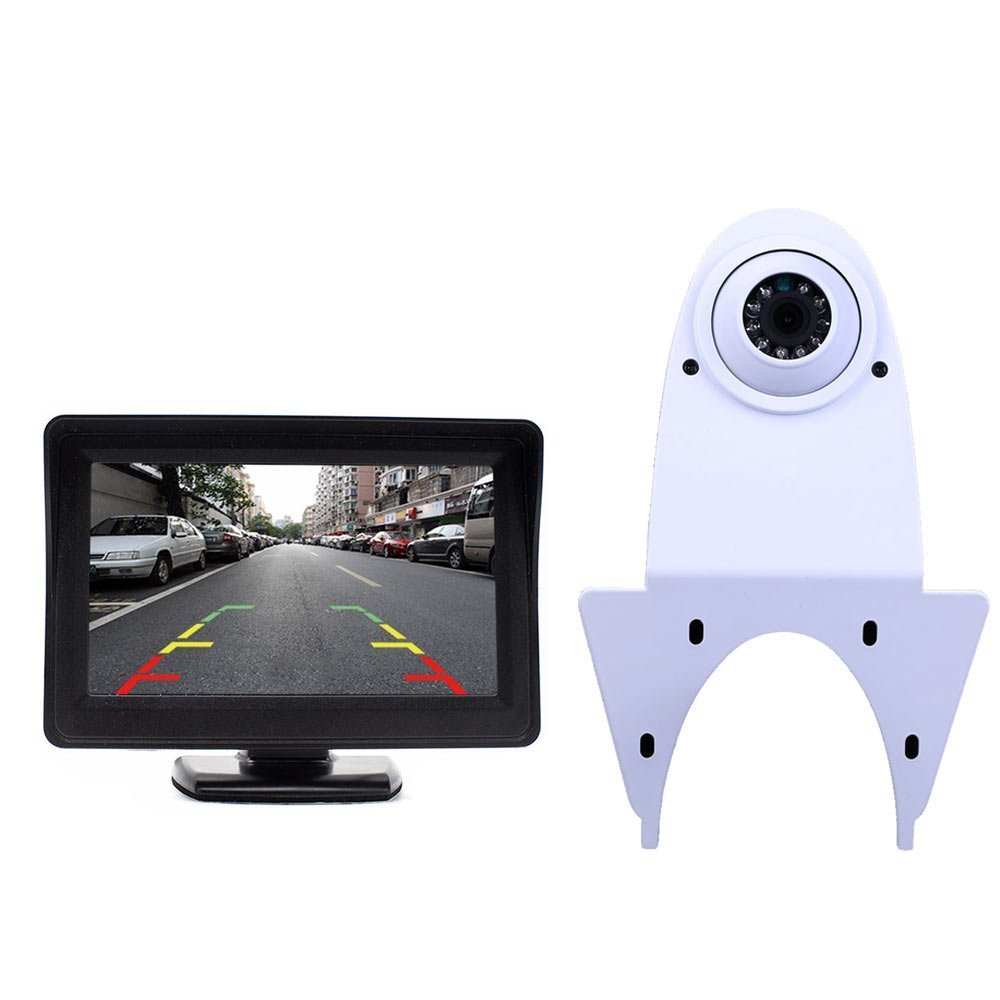 Car Third Roof top mount Rear View Backup Camera and LCD Monitor