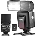 Godox Camera Flash TT520II Speedlite: Built-in 433MHz Wireless Receiver, RT Transmitter Included, 16 Channels, Multiple Flash Modes and Rotatable Design