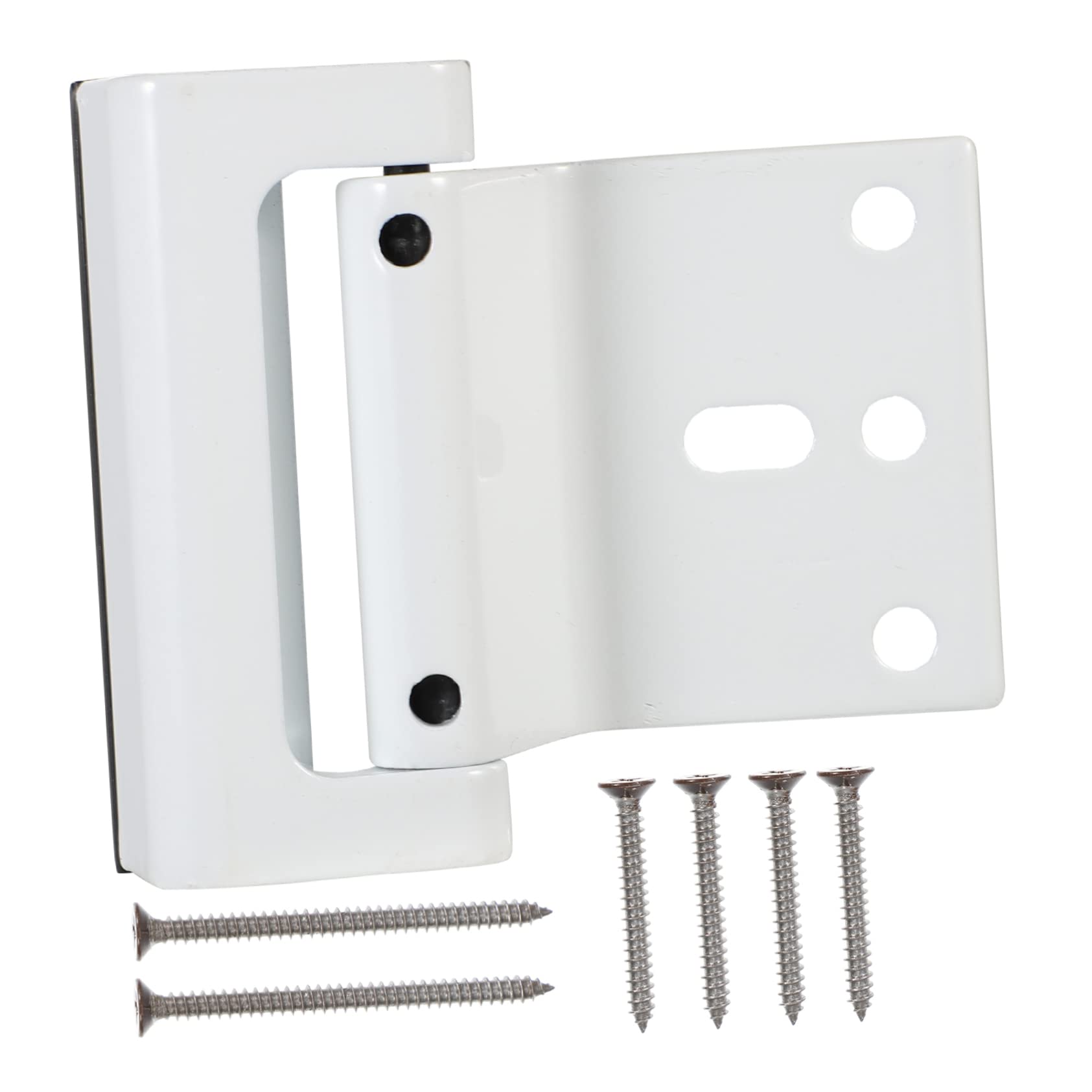 HOMSFOU Door Lock Security Heavy Duty Child Safety Latch Keyless Front Door Lock with Easy Installation and Force Resistant Design for Home Child Proof Security