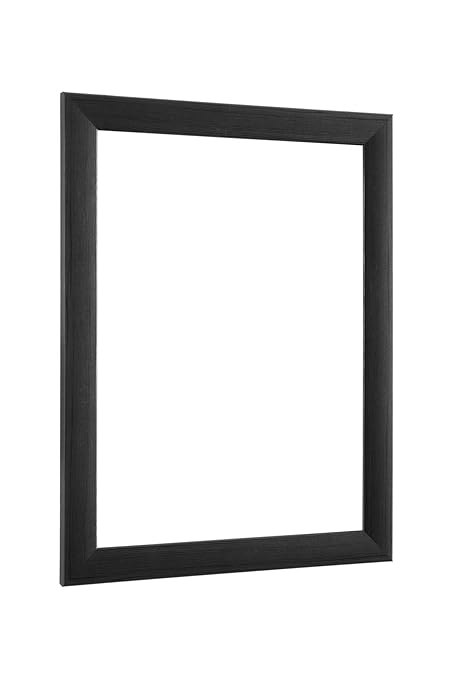 NiRa35-Top Bilderrahmen 37.5x98 cm in Kiefer Schwarz mit Antireflex-Acrylglas