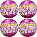 Surprizamals Series 8 Stuffed Animals Surprise Mystery Plush in a Ball Gift Set Party Bundle with Exclusive Matty's Toy Stop Storage Bag - 4 Pack (Assorted)