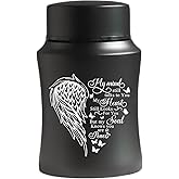 Stainless Steel Mini Cremation Urn - 4.5 Inches Small Keepsake Urn for Human Ashes