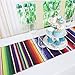 TRLYC Pack of 10 Wedding 14 by 84-Inch Mexican Serape Table Runners for Country Outdoor Wedding Party Christmas Decor