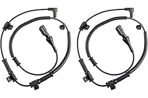 RUIZURE Front ABS Wheel Speed Sensor Left Right fit for Ford F250 F350 Super Duty Truck, 4WD, 2005 2006 2007 2008 2009 2010, Driver Passenger Side, 2pcs, ALS505