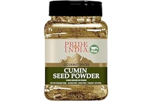 Pride of India – Cumin Seed Ground – Traditional Indian Spice – Seasoning spice for Curries/Lentils/Chicken/Meat – Easy to St