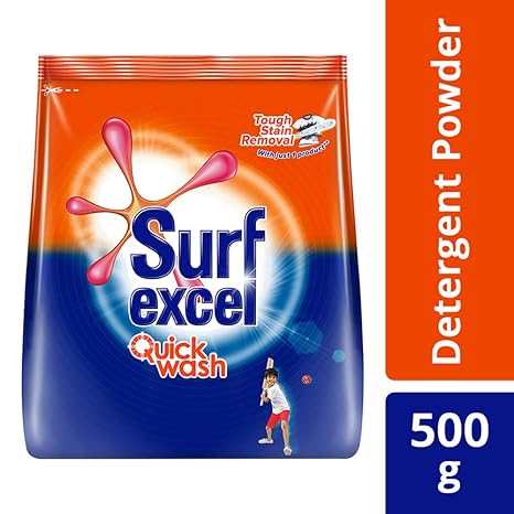 Surf Excel Quick Wash Powder - 500 g