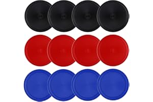 Kasteco 12 Pack 2.5 Inch Air Hockey Pucks for Small Size Table