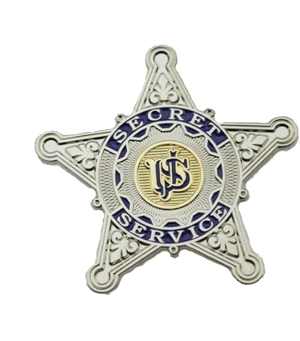 J*s様 Secret Service 星型バッジ 999 SILVER Amazon.com: US Secret Service USSS 5 point silver star pin
