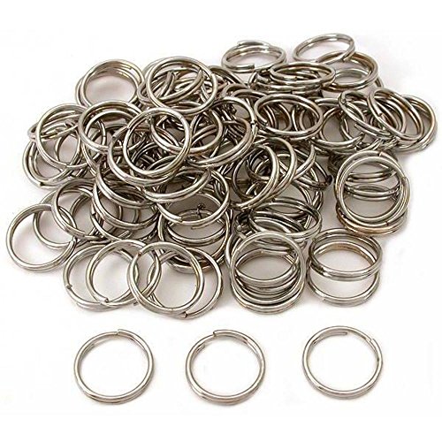 Split Rings Nickel Plated 20mm 100Pcs