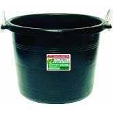 Tuff Stuff Products MCK70BK Muck Bucket, 70-Quart, Black