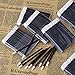 eBoot 300 Pack Disposable Lip Brushes Lipstick Gloss Wands Applicator Makeup Tool Kits, Black